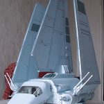 Tydirium Imperial Lambda-class T-4a shuttle. Star Wars. Paper models