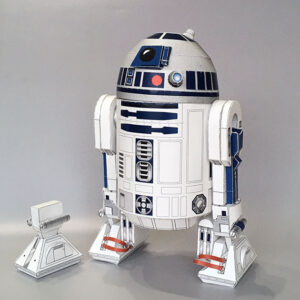 R2-D2 Paper models. Star Wars. r2d2 3