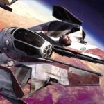 ETA-2 Истребитель-джедай Оби-Ван. Бумажная модель. Звездные войны.