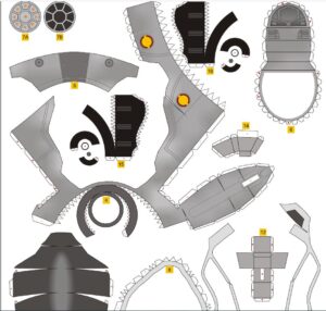 ETA-2 Истребитель-джедай Оби-Ван. Бумажная модель. Звездные войны. 3 ETA-2 Истребитель-джедай Оби-Ван. Бумажная модель. Звездные войны. 1 2